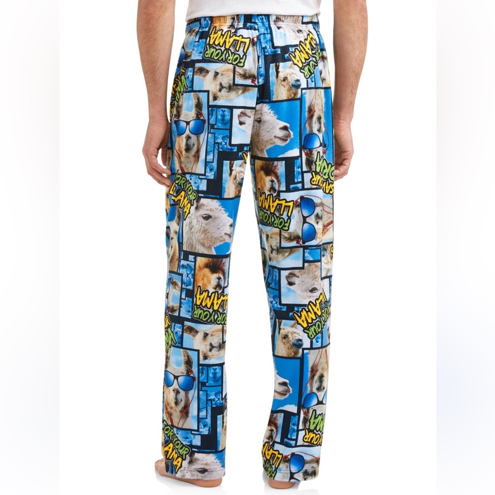 Save Your Drama For Your Llama Unisex Briefly Stated Novelty Pajama Pants Size M